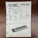 VINTAGE ORIGINAL ROLAND W-30 SERVICE MANUAL/NOTES