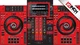 AlphaTheta XDJ-AZ Skin - Red Black
