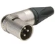 Lot of 6 Neutrik NC3MRC Right Angle Connector Male 3 Pole SEALED