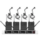 4 Channel Saxophone Wireless Instrument Microphone System for Shure BETA 98H/C