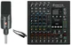 Mackie ONYX8 8-Channel Analog Mixer w/USB/3-Band EQ+Bluetooth+Se Electronics Mic