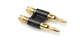 Hosa BNA-260BK Connector Dual Banana Bk