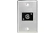 Atlas Sound LP SG-XLR-F1 Single Gang Steel Wallplate. NOS/NIB.