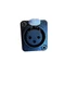 Neutrik XLR Metal Female Connector NC3FD-L-B-1 -Panel Mount w/Screws -Lot of 11