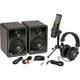 Mackie Creator Bundle EM-USB Microphone, MC-100 Headphones, CR3-X Studio Monitor