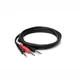 Hosa STP-204 Insert Cable, 1/4 in. TRS to Dual 1/4 in. TS 4 Meters