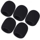 Mudder 5 Pack Foam Mic Cover Handheld Microphone Windscreen 171.5 cc, Black