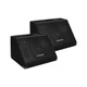Sound Town 2-Pack Powered DJ PA Stage Monitor Speakers 12&rdquo; 500W with Compr