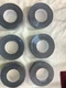 (6) Rolls Black  Pro Audio/Stage Wire  Tape 2"X 60 Yards