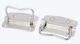 2 PACK 2PCS Pair Surface Mount Toolbox Door Drawer Chest Metal Silver Handles