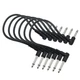 Murtenze 12 Inch Guitar Patch Cables 6 Pack, Black 12 Inch,