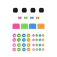 Rode Wireless GO II Lavalier II Color Coded Windshields Cable Tags Set
