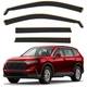CXZHAZD Shatterproof in-Channel Rain Guards for For CR-V 2023-2024, Black 