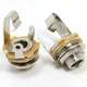 Ancable 2-Pack 1/4 Inch Female Guitar Input Jack-6.35mm TS Mono Panel Mount S...