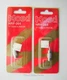 2 Pack Hosa Technologies 75-Ohm Coupler / F to RCA / NFF-339