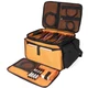 AKOZLIN Cable File Bag with Detachable 5 Dividers-13"x8"x7", Orange-Black 