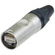 Neutrik NE8MX6-T EtherCON Connector Straight Plug Number of Poles 8P8C Silver