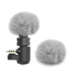 Geekria Furry Windscreen Cover for RODE VideoMicro, VideoMic Me (2 Pack)