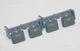 Button Cap "SEL" Gray LED 4 Row- Yamaha 01V96 16-Channel Mixer Mixing Board Part
