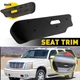 Left Driver Seat Switch Bezel Cover Black for 2003-2007 GM Truck SUV 88941672 EV