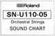 Roland SN-U110-05 Orchestral Strings Chart Reformatted Print-Out