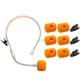 6 Pcs Mic Covers + 3 Clips for Shure SM31 PGA31 Microphone, RK379 RK377 Headsets