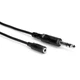 Hosa MHE-325 Headphone Adaptor Cable, 3.5 mm TRS to 1/4 in TRS, 25 ft