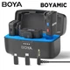 BOYA BOYAMIC Wireless Lavalier Microphone On-Board Video Recording Mic TX+TX+RX