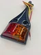Right Kaper II LED Amber/Red Fender Light w/Wire Guard 2 Wire 2 Diode Trailer