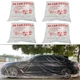 4 Packs Disposable Car Cover Clear Plastic Car Cover 4 Packs L(12.4ft * 21.6ft)