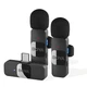 BOYA BY-V Wireless Lavalier Microphone for Android/iPhone, Plug & Play 2.4Ghz
