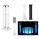 (1) Rockville White Adjustable Totem Speaker Stand For Mackie SRM450-V2