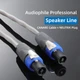 1pcs 4 Pole Speaker Cable NEUTRIK speakON Plug CANARE Professional Audio Line