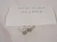 Set Of (2) White Knobs For Behringer MX2442A Eurodesk Mixer & Others