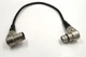 SONY DC IN/OUT NEUTRIK NC4MRC 4pin XLR male to NC4FRC 4pin XLR female 12in Cable