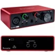 Focusrite Scarlett Solo 3rd Gen USB Audio Interface 2-In/2-Out Red