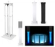 (1) Rockville White Adjustable Totem Speaker Stand For Turbosound TSP122-AN