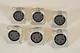 (6 Pack) Neutrik NC3FD-L-1 Female XLR Nickel Panel Mount Jacks