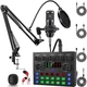 ALSO GO Podcast Equipment Bundle, Podcast Microphone Bundle with BM-800 Micro...