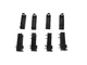 Switchcraft RTT34B01 TT Jack Right Angle PC Mt Black, Set of 4 - NOS, Free Ship