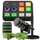 Rode Streamer X with PodMic, DS1 Stand, WS14, 3m HDMI & XLR (Green)
