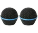2 Pack RK323G Black Replacement Grille for Shure Beta 58A Vocal Microphone Wired