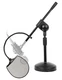 Rockville Podcast Recording Studio Desktop Microphone Mic Stand+Boom+Pop Filter