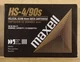 Maxell HS-4/90s data cartridge/DAT audio tape. 90m data and 180 min audio.