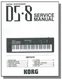 KORG DS-8 SERVICE MANUAL & PARTS LIST - DS8 DS 8 - Keyboard - Synthesizer 