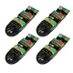 4 Pack Pro X 10 Ft. NEMA 15P Edison to IEC Replacement Power Cord