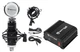 Rockville RCM03 Studio Recording Condenser Microphone+Phantom Power Supply