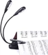 iGoober Rechargeable Music Stand Light, Clip on Reading Light, 8 LED Book Lam...