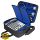 USA Gear DJ Mixer Bag Blue Fits Yamaha MG10XU, Mackie Mix8, Behringer Q502USB