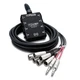 Hosa Little Bro&rsquo; Sub Snake 6 x XLR Sends and 2 x 1/4 in TRS Returns